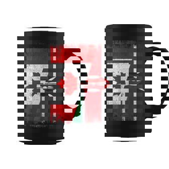 Half Canada Kenya Flag Canadian Kenyan Pride Roots Coffee Mug | Mazezy