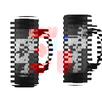 Half Canada Panama Flag Canadian Panamanian Pride Roots Coffee Mug | Mazezy