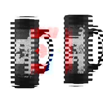 Half Canada Paraguay Flag Canadian Paraguayan Pride Roots Coffee Mug | Mazezy