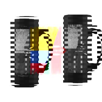 Half Colombia Kenya Flag Colombian Kenyan Pride Roots Coffee Mug | Mazezy