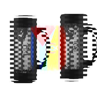 Half Cuba Bolivia Flag Cuban Bolivian Pride Roots Coffee Mug | Mazezy