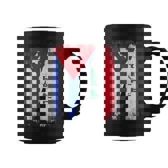 Half Cuba Iraq Flag Cuban Iraqis Pride Roots Coffee Mug | Mazezy