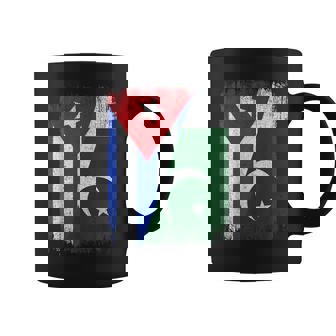 Half Cuba Pakistan Flag Cuban Pakistani Pride Roots Coffee Mug | Mazezy