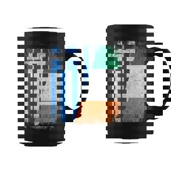Half Greece Ireland Flag Greek Irish Pride Roots Coffee Mug | Mazezy