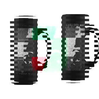 Half Italy Pakistan Flag Italian Pakistani Pride Roots Coffee Mug | Mazezy