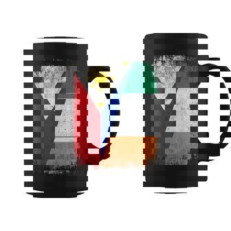 Half Philippines Ireland Flag Filipino Irish Roots Coffee Mug | Mazezy