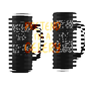 Halloween Pretend I'm A Celery Costume Lazy Kids Adult Coffee Mug | Mazezy