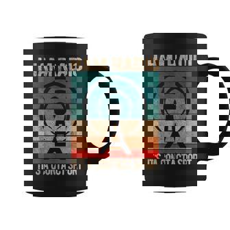 Ham Radio Operator Grandpa Amateur Radio Retro Vintage Coffee Mug | Mazezy