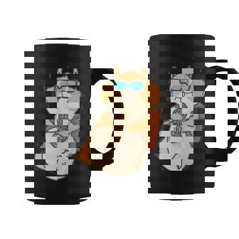 Hamster Skydiving Rodent Tank Top Coffee Mug | Mazezy