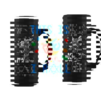 Hanukkah Dreidel Brick Master Builder Block Building Bricks Coffee Mug | Mazezy