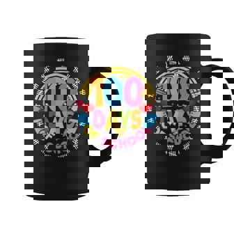 Happy 100 Days Of School Pencil Apple Boy Girl Teacher Coffee Mug | Mazezy