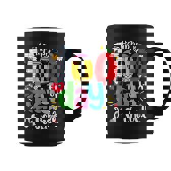 Happy 100 Days Of School Pencil Apple Teacher Boy Girl Kid Coffee Mug | Mazezy