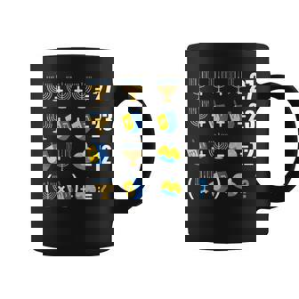 Happy Hanukkah Menorah Dreidel Doughnut Math Teacher 67 Meme Coffee Mug | Mazezy