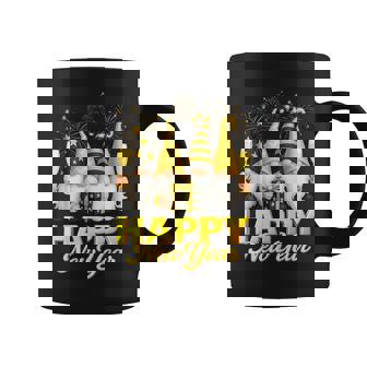 Happy New Year 2026 Gnomes Drinking Champagne New Years Eve Coffee Mug | Mazezy