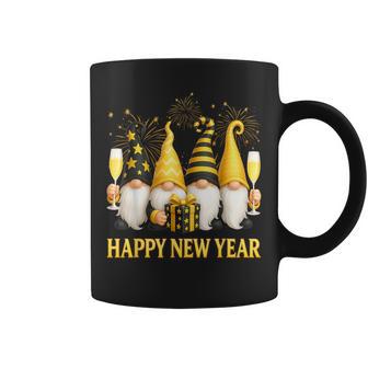 Happy New Year 2026 Gnomes Drinking Champagne New Years Eve Coffee Mug - Thegiftio