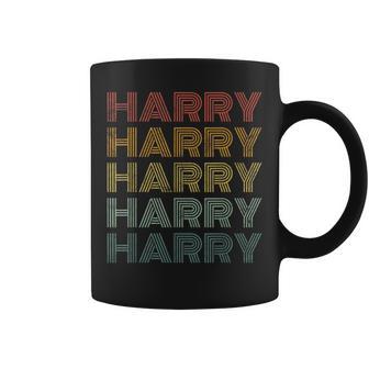 Harry Repeated Vintage Harry Name Coffee Mug - Thegiftio UK