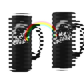 I Have Depression 面白いメンタルヘルスリマインダーギフト コーヒーマグ - Kawaiitshirt