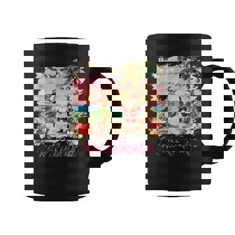 Hawaiian Cocktail Party Santa Turtle Beach Mele Kalikimaka Coffee Mug | Mazezy