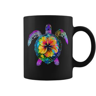 Hawaiian Tie Dye Sea Turtle Cute Hawaii For And Women Coffee Mug - Thegiftio UK