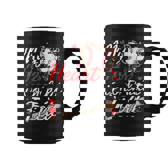 My Heart Is On That Field Cute Baseball Mom Baseball Grandma Coffee Mug - Thegiftio