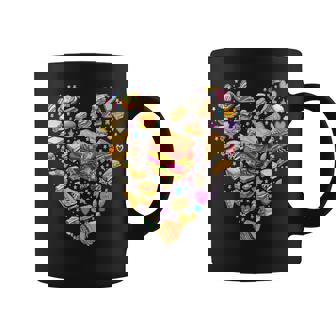 Heart Sandwich Vintage Fast Food Lover Girls Men Coffee Mug | Seseable FR