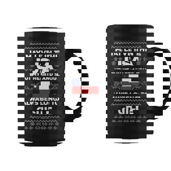 My Heart And Soul Chile Flag Quote Christmas Coffee Mug | Mazezy