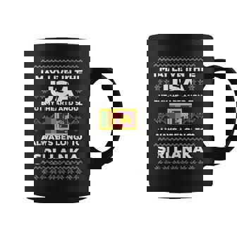 My Heart And Soul Sri Lanka Flag Quote Christmas Tank Top Coffee Mug | Mazezy