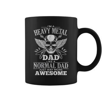 Heavy Metal Dad Para Amantes De La Música Punk Rock Taza de café - Regaloses
