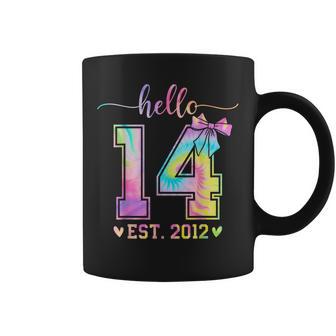 Hello Fourn Est 2012 14Th Birthday Coquette 14 Year Girl Coffee Mug - Thegiftio UK