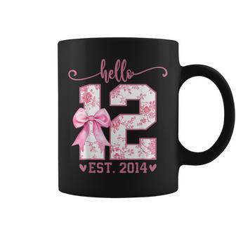 Hello Twelve Est 2014 12Th Birthday Coquette 12 Year Girl Coffee Mug - Thegiftio UK