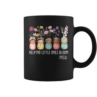 Helping Little Ones Bloom Nicu Nurse Baby Flower Coffee Mug - Monsterry