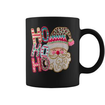 Ho Ho Ho Santa Knitted Crochet Merry Christmas Holiday Retro Coffee Mug - Thegiftio UK