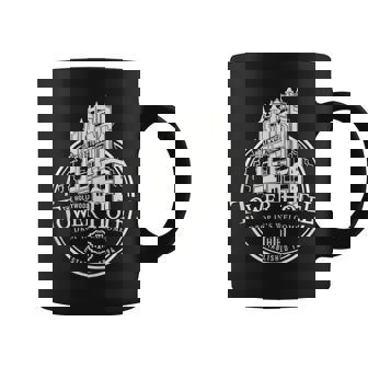 Hollywood Tower Hotel Theme Park Ride Drop In's Welcome Coffee Mug | Mazezy