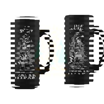 Holten State Park Illinois Hiking Trail Raccoon Coffee Mug | Mazezy