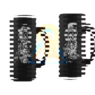 Holy Rosary Virgin Mary Baby Jesus Catholic Rosary Mysteries Coffee Mug | Mazezy