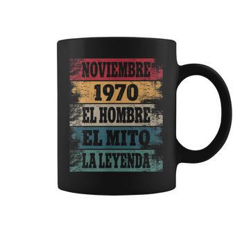Hombre 52 Cumpleaños Regalo Años Divertido Noviembre 1970 Taza de café - Regaloses
