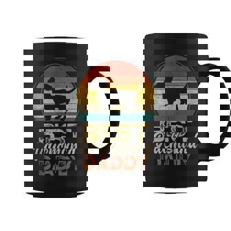 Hombre Best Dachshund Daddy Father's Day Wiener Dog Dad In Mangas Taza de café - Regaloses