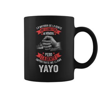 Hombre La Gente Importante Me Llama Yayo Camisa Feliz Dia Del Padre Taza de café - Regaloses