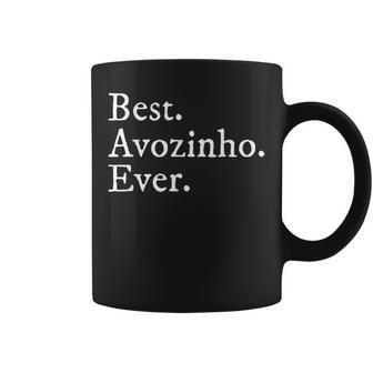 Hombre Mejor Avozinho Ever Grandpa In Portugués Cool Regalos Taza de café - Regaloses