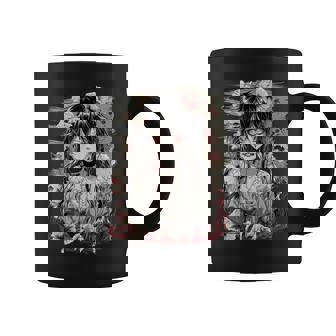 Horror Anime Girl Manga Creepy Japanese Kawaii Aesthetic Coffee Mug - Monsterry