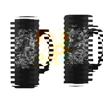 Horse Sunflower Butterfly Country Western Boho Horses Riding Coffee Mug | Mazezy