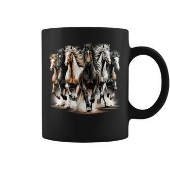 Horses Riding Cute Horse Lover Coffee Mug - Thegiftio UK