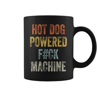Hot Dog Powered FCk Machine Retro Health Women Coffee Mug - Monsterry