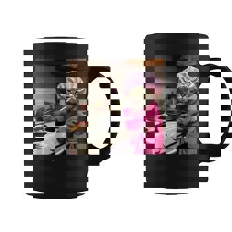 Housewife Cat Meme Ironic Cat Brainrot Weird Meme Coffee Mug | Mazezy