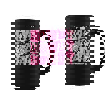 Howdy Southern Western Country Rodeo Pink Cowgirl Disco Coffee Mug | Mazezy