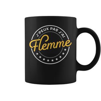 Humour Ado Je Peux Pas J'ai Flemme Tasse - Cadeauxyz