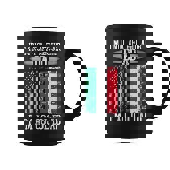 Hungarian American Flag Hungary Roots Dad Coffee Mug | Mazezy