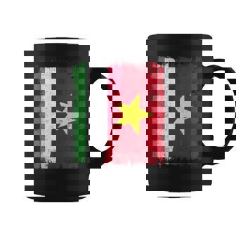 Hungary Vietnam Half Flag Hungarian Vietnamese History Coffee Mug | Mazezy