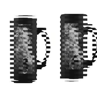 Hypnotic Horse Weird Eyes Weirdcore Horror Spooky Halloween Coffee Mug | Mazezy