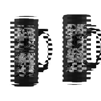 Hypnotic Lions Weird Eyes Horror Weirdcore Spooky Halloween Tank Top Coffee Mug | Mazezy